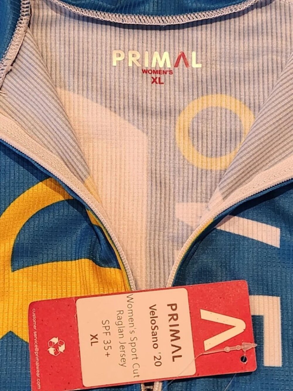 Primal Women XL VeloSano Cleveland Clinic Cycling Jersey Sport Cut Ohio NOS 2020 - Picture 7 of 16